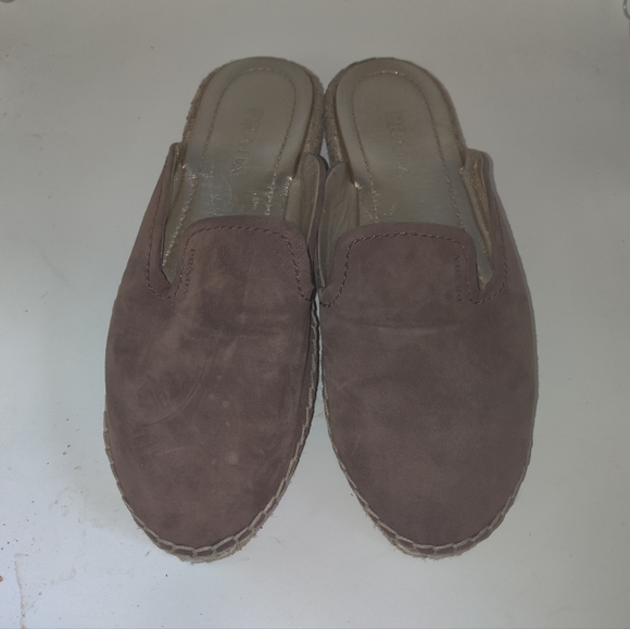 Prada Suede Mules sz 38.5 - Picture 2 of 9